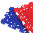 11pcs Casino Poker Clay Composite Chips Playing Cards Gambling Board Games Playing for Party KTV Club
