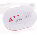 High Quality Big Oval Acrylic Double-sided White And Red ALL IN Button Poker