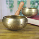 Vintage Tibetan Buddhism Hammered Singing Bowl Sound for Buddhist Meditation 12CM