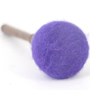 Singing Bowl Striker Buddhism Meditation Mallet with Wool Felt 28 x 7 cm