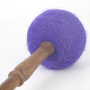 Singing Bowl Striker Buddhism Meditation Mallet with Wool Felt 28 x 7 cm