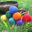 Singing Bowl Striker Buddhism Meditation Mallet with Wool Felt 28 x 7 cm
