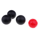 Sports Spiky Massage Ball and Peanut Ball for Yoga Workout Fitness Exercise