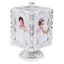3 in 1 Wind Up Music Box Photo Picture Frame Jewelry Storage Case for Woman