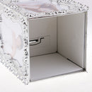 3 in 1 Wind Up Music Box Photo Picture Frame Jewelry Storage Case for Woman