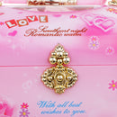 Child Wind Up Doll Rotate Music Box Treasure Chest Home Decorative Ornaments