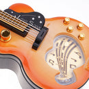 Creative Guitar Model Wind Up Music Box Jewelry Storage Case for Cafe Decor