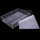 Transparent Acrylic Display Case Tray Storage Stand Holder Showcase Crafts