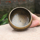 Tibetan Singing Bowl Set Hand Hammered Striker Cushion for Buddhist Meditation Yoga