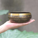 Tibetan Singing Bowl Set Wood Striker Mat Pillow Cushion for Meditation Yoga Buddhism Buddhist Gifts Home Decor Crafts
