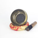 Tibetan Singing Bowl Set Wood Striker Mat Pillow Cushion for Meditation Yoga Buddhism Buddhist Gifts Home Decor Crafts