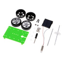 DIY Assembled RC Car Model Solar Power Car Toy Science Intelligence Puzzle