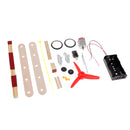 Science Technology Puzzle DIY Wheel Tire Wind Power Airplane Model Handcraft