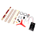 Science Technology Puzzle DIY Wheel Tire Wind Power Airplane Model Handcraft