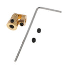 Metal Universal Joint Brass Joint 3 Turn 3mm Universal Coupling Axle Joint