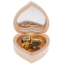 Heart Shaped Music Box Movement Wind Up Musical Mechanism Music Box DIY