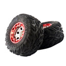 2Pcs Wheel Rim Tires For Wltoys 12428 FY03/05 BG 1513 1:12 RC Crawler Parts