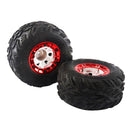 2Pcs Wheel Rim Tires For Wltoys 12428 FY03/05 BG 1513 1:12 RC Crawler Parts