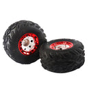 2Pcs Wheel Rim Tires For Wltoys 12428 FY03/05 BG 1513 1:12 RC Crawler Parts