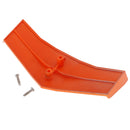 High Quality 95 x 35mm 2.4G RC Racing Boat Tail Wing Empennage For FT009-5 Boar Replacement Orange