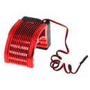 42mm Universal Motor Heat Sink with High Speed Cooling Fan Parts for 1:8 Scale RC Model Vehicle, Random Color