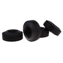 4PCS Rubber Tyre Tires for 1:10 RC Rock Crawler Car 1.9" Wheel, RC Model Car Upgrade Accessories