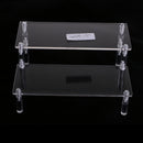 Acrylic Cosmetics Storage Rack Detachable Model Figures Display Stand 2-Tier