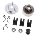 Gear 14T Flywheel Nuts Bearings Clutch Assembly Parts Set For HSP 1/8 RC Car