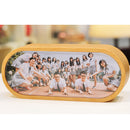 Retro Wooden Photo Fame Picture Display Showing for Home Desktop Decoration