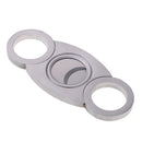 Tobacco Cigar Cutter Double Stainless Steel Blades Guillotine Metal Sharp Cutter