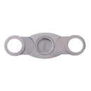 Tobacco Cigar Cutter Double Stainless Steel Blades Guillotine Metal Sharp Cutter