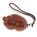 Rosewood Auspicious Pig Prayer Bracelet Wood Wooden for Men Women Boys Girls