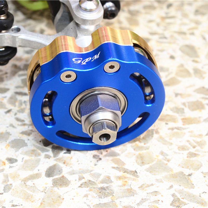 1/10 AXIAL SCX10 I&II GMADE SAWBACK 4LS PENDULUM WHEEL KNUCKLE AXLE WEIGHT Blue