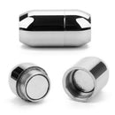 2pcs Column Magnetic Clasps DIY Bracelet Necklace Jewelry Leather Rope 3mm