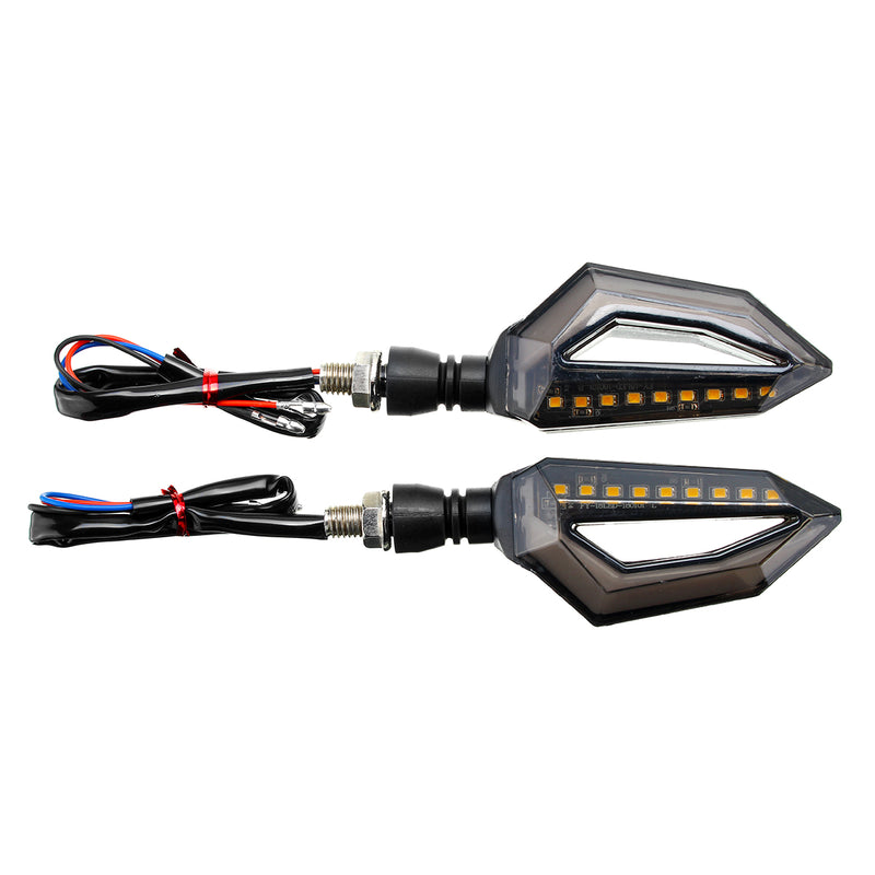 4Pcs 12V Motorcycle Red LED Turn Signal Indicator Lights For Kawasaki/Yamaha/BMW/Honda/KTM