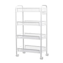 3/4/5 Tier Movable Stainless Shelf Kitchen Storage Rack Organizer Stand Holder