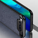 Bakeey Anti-Fingerprint Canvas Splice Soft TPU Border Protective Case for Samsung Galaxy A80 2019