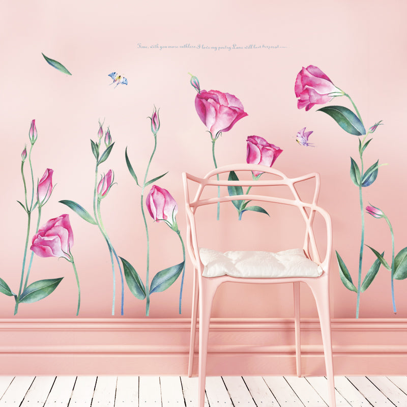 Miico SK9330 Flower Painting Sticker Home Decorative Sticker Wall Sticker DIY Sticker