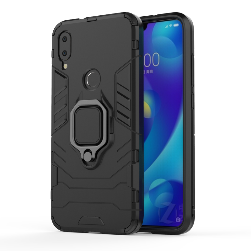 Bakeey Armor Magnetic Card Holder Shockproof Protective Case For Xiaomi Mi Play