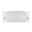 Car Radio Stereo Button Decals Worn Peeling Repair Stickers For Fiat 500