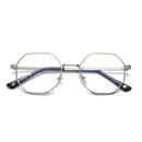 Anti-Blue Ray Polygon Eyeglasses Retro Thick Edge Optical Eye Care Blue Light Blocking Glasses