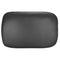 6/8 Suction Cup Black Pillion Rectangular Pad Seat For Harley Cruiser Custom