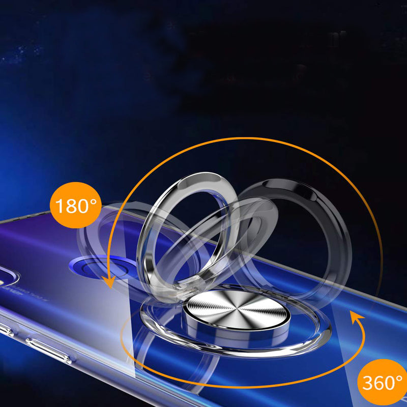 Bakeey Ultra-thin With Ring Holder Anti-fingerprint Soft TPU Protective Case For Xiaomi Mi 9 / Xiaomi Mi9 Transparent Edition