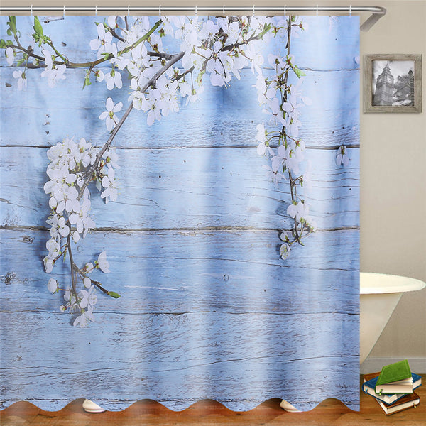 180180cm Bathroom Shower Curtain 3D Digital Printing Polyester Waterproof