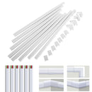 Cable Concealer Wall Cord Cover Complete Raceway Kit Wire Cables Hide Organizer Protector