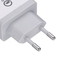 EU 30W QC 3.0 3 USB Ports Charger Power Adapter for Tablet Smartphone