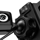 12/24V QC3.0 Fast USB Charger IP66 Aluminium Motorcycle Phone Holder Mount Waterproof