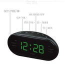 VST ST-3 Led AM FM Radio Digital Brand Alarm Clock Backlight Snooze Electronic Designer