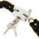 65cm Chain Coil Pad Lock Security Iron for Heavy Duty For Motorbike Scooter Bike Guard