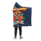 130x150cm Hooded Blanket Wearable Thickened Double Plush 3D Digital Printing Blankets